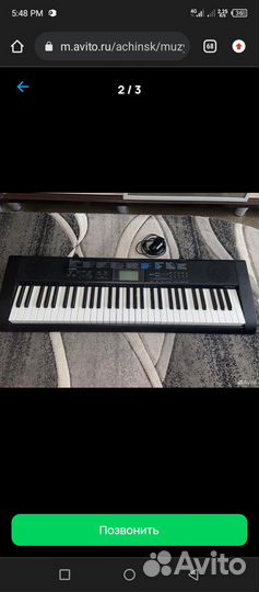 Синтезатор casio стк1200