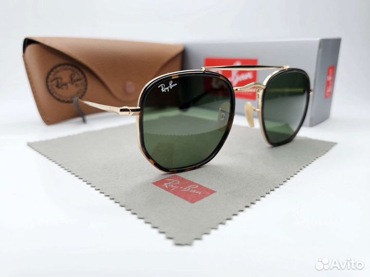 Очки Ray Ban Marshal II 3648M 001 Зеленое Стекло