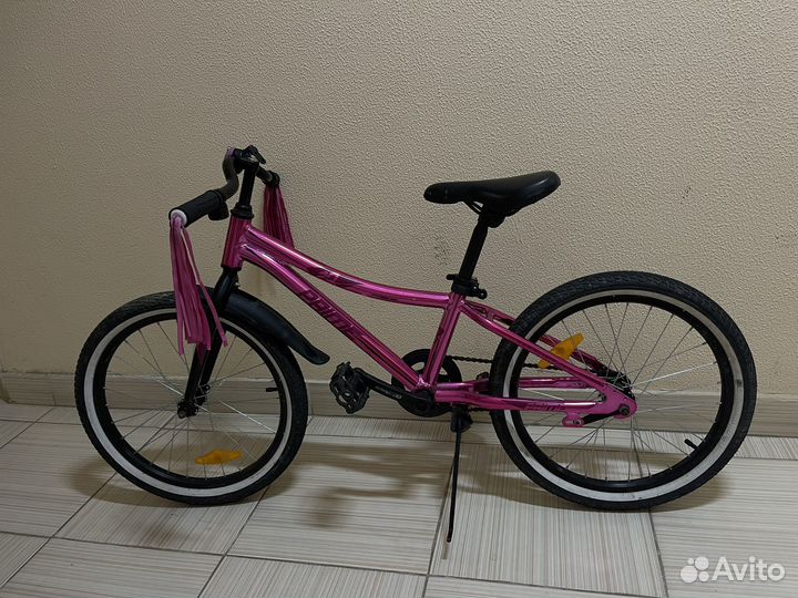 Велосипед novatrack 20 prime розовый металлик