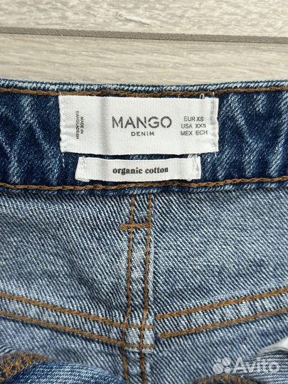 Джинсовая юбка mango xs