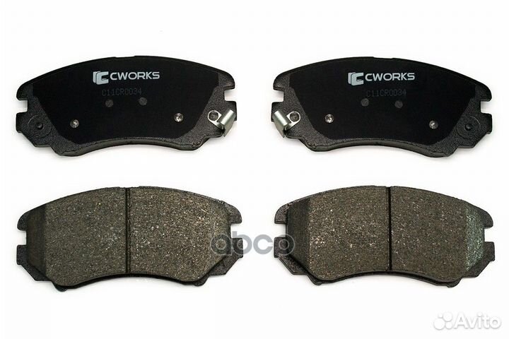 Колодки тормозные перед cworks 61 BD3602