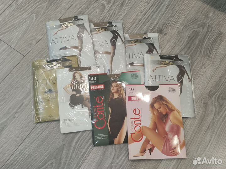 Колготки новые пакетом (5,6, xxl)