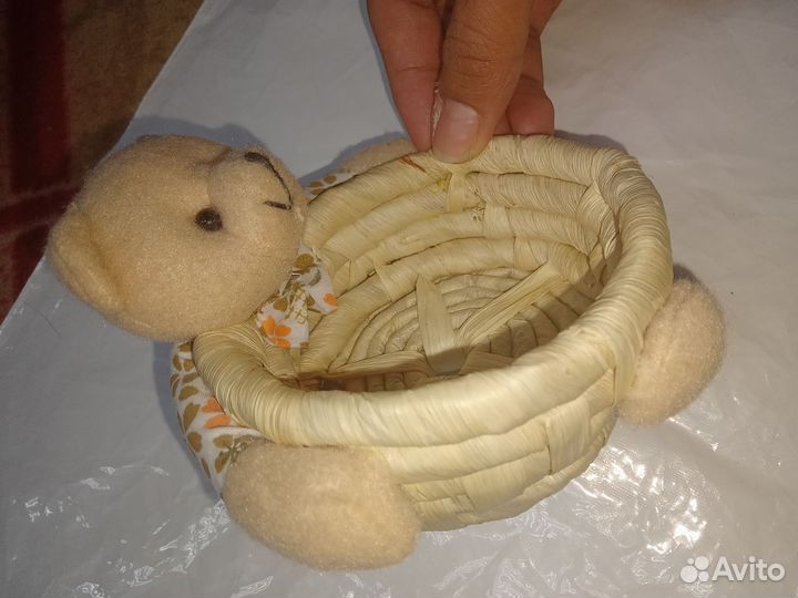 Корзинка мишка