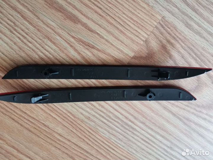 Mercedes W222 AMG рестайлинг катафот заднего бамп