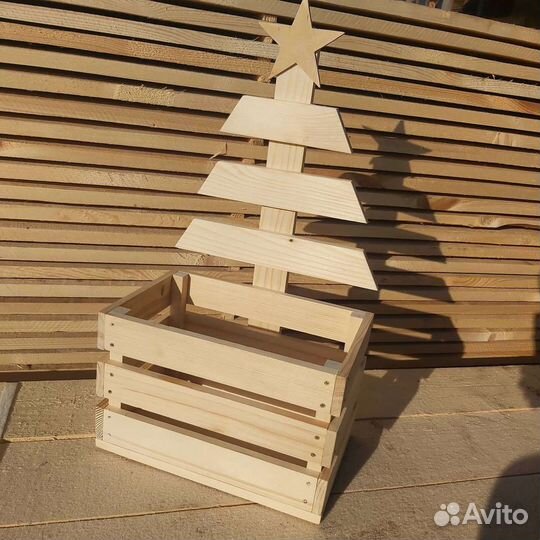 Декоративные деревянные ящики