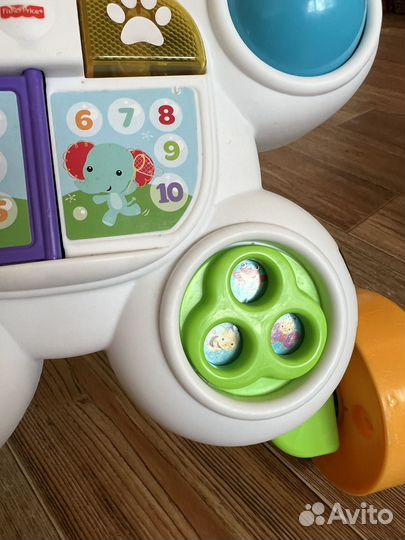 Ходунки Fisher Price зебра + подарок книга