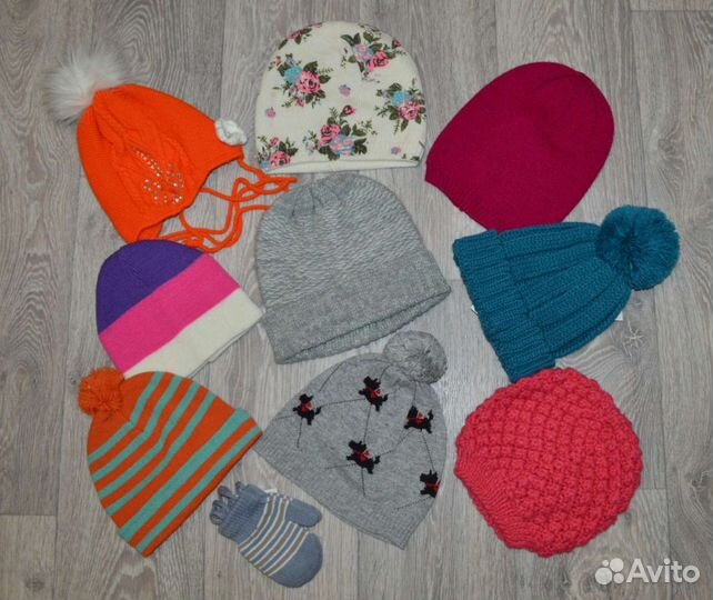Шапки и аксессуары на 1-5 лет. Все сезоны
