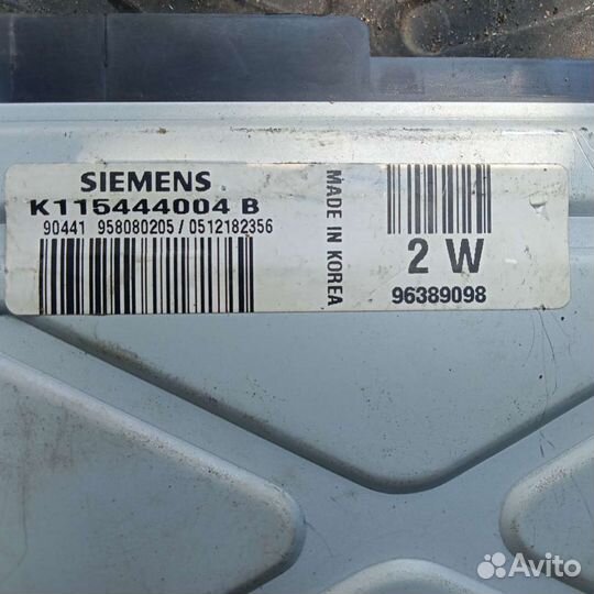 Эбу для daewoo matiz