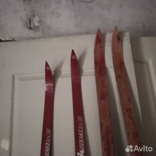 Деревянные лыжи