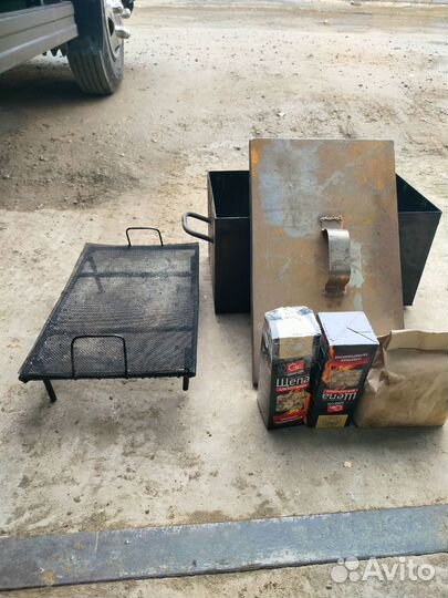 Коптильня горячего копчения из нержавейки