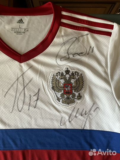 Футболка фк «Зенит» с автографами футболистов