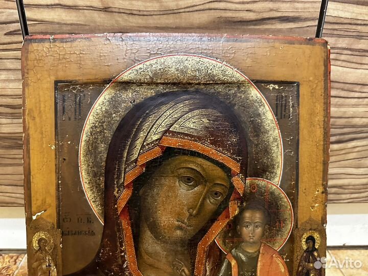 Икона Казанская богородица ковчег 36х29 см