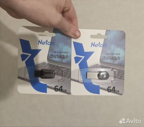 USB Флешка Netac 64 гб / gb (Новая, в упаковке)