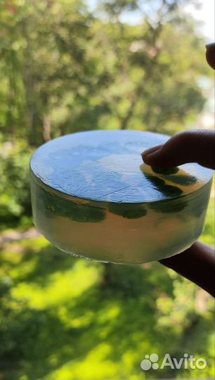 Мыло ручной работы с клевером