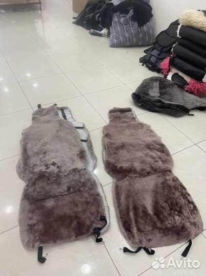 Меховые накидки натуральные овчина
