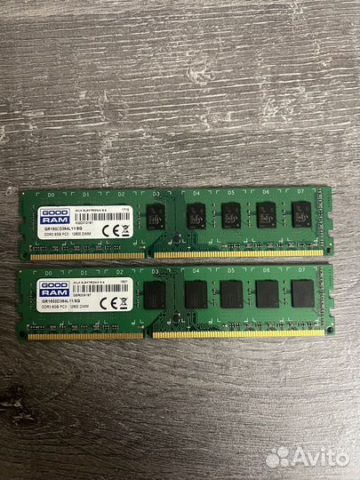 Оперативная память GoodRam DDR3 16GB 1600