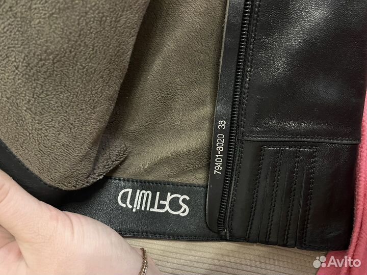 Сапоги женские зимние 38 размера кожа