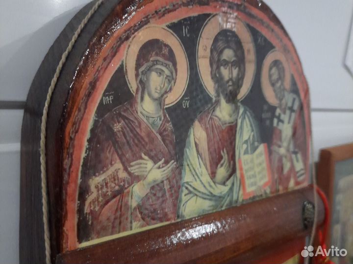 Икона Ангела за трапезой