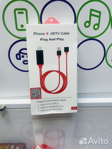 Переходник hdmi Type-C (micro usb,lightning)