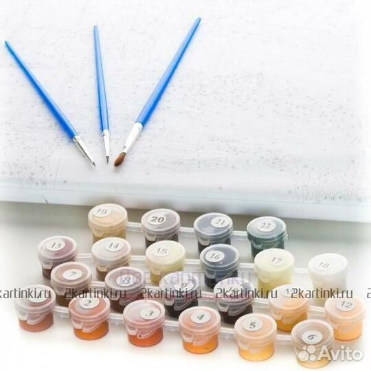 Картина по номерам 40x50 Маленький домик у горного