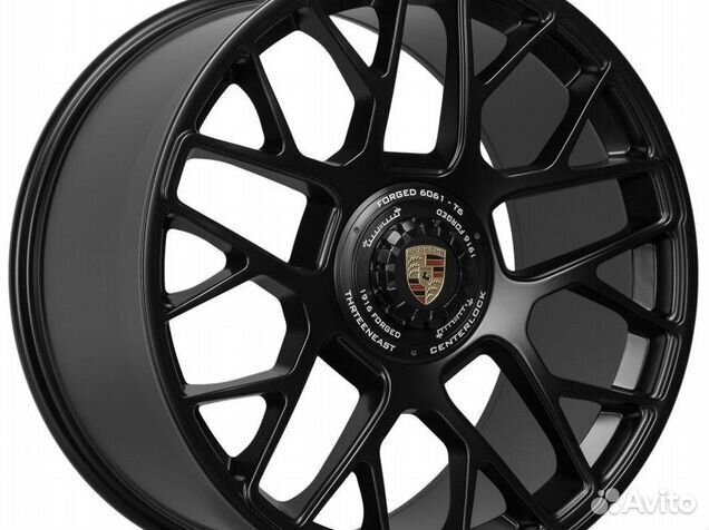 Кованые разноширокие диски R22 5x130 для Porsche