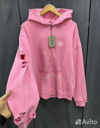 Худи balenciaga Paris moon oversize