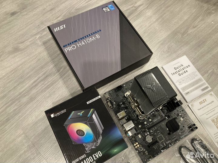 Комплект i5-10400F/G.Skill 16GB/MSI PRO/Jonsbo Evo