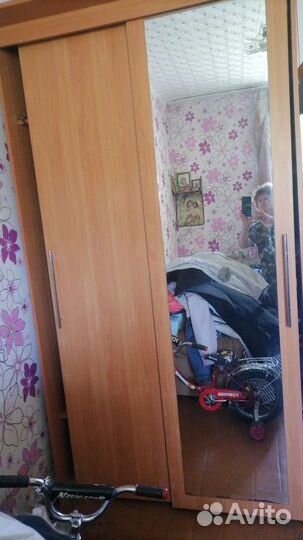 Шкаф купе с зеркалом бу