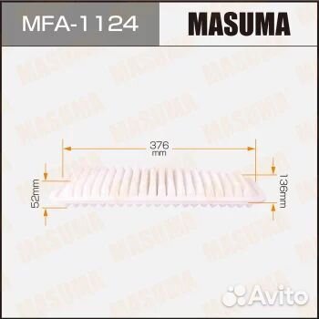 Воздушный фильтр masuma MFA-1124