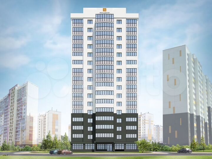 2-к. квартира, 65,1 м², 12/16 эт.