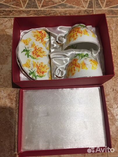 Чайный набор фарфоровый