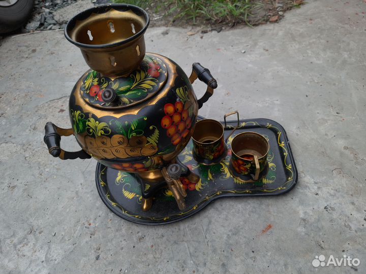 Самовар электрический расписной