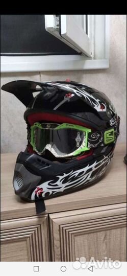 Мотошлем кроссовый
