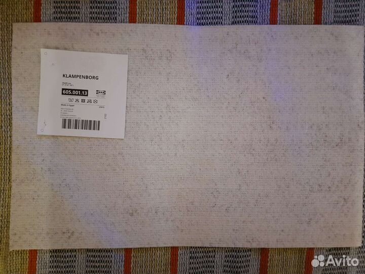 Коврик придверный IKEA Клампенборг коричне 50х80см