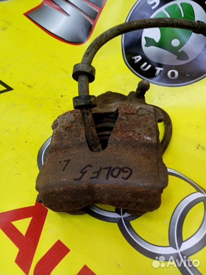 Суппорт передний левый Volkswagen Golf 5 хетчбек 4