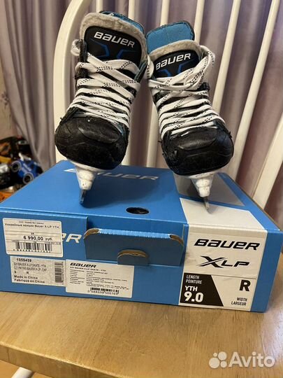Хоккейные коньки bauer детские