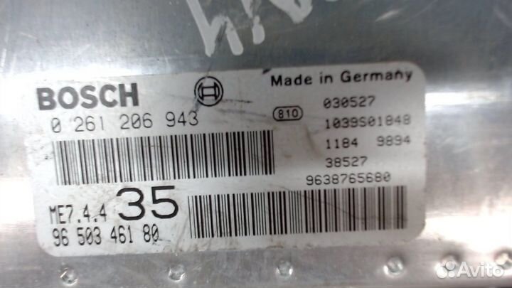 Блок управления двигателем Peugeot 307, 2003