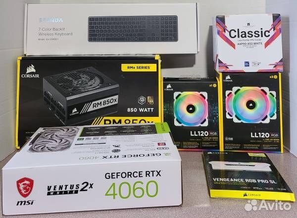 Готовый игровой пк RTX 4060 и i7 6700k