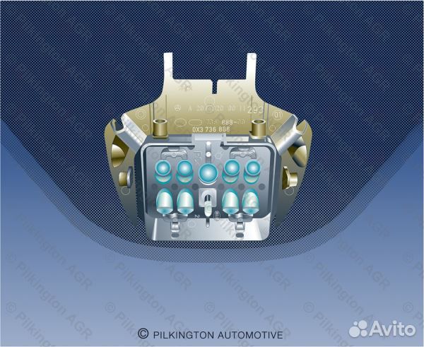MB C W203 7/03-07 датчик дождя молдинг стекла лобовые pilkington pilkington 5351agsgymvw7T