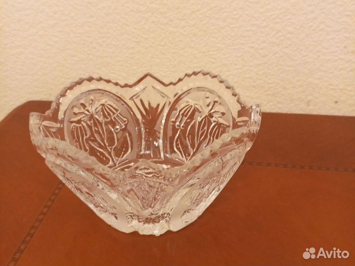 Салатник хрустальный