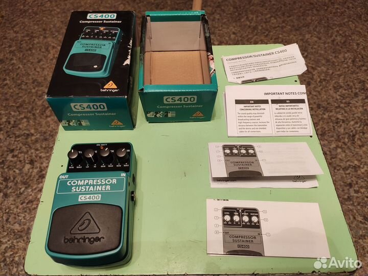 Гитарный компрессор Behringer CS400 сост новой