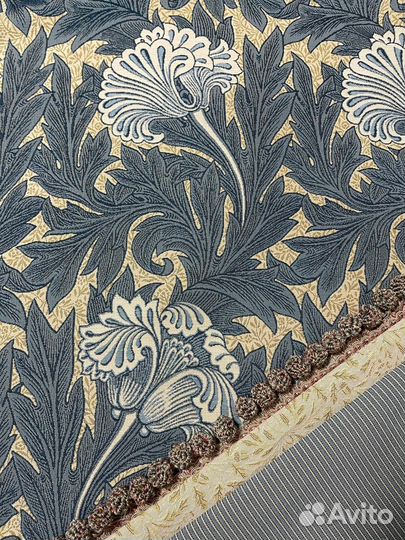 Гобеленовая ткань в стиле morris