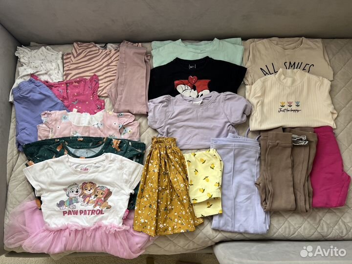 Пакет вещей для девочки 116