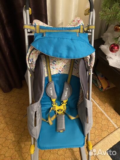 Детские санки коляска Nika