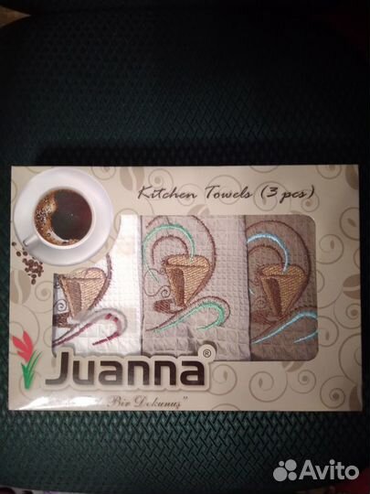 Турецкий новый набор полотенец в упаковке