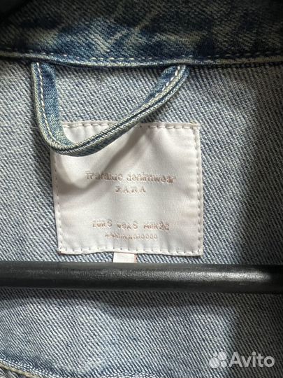 Джинсовая куртка zara женская S