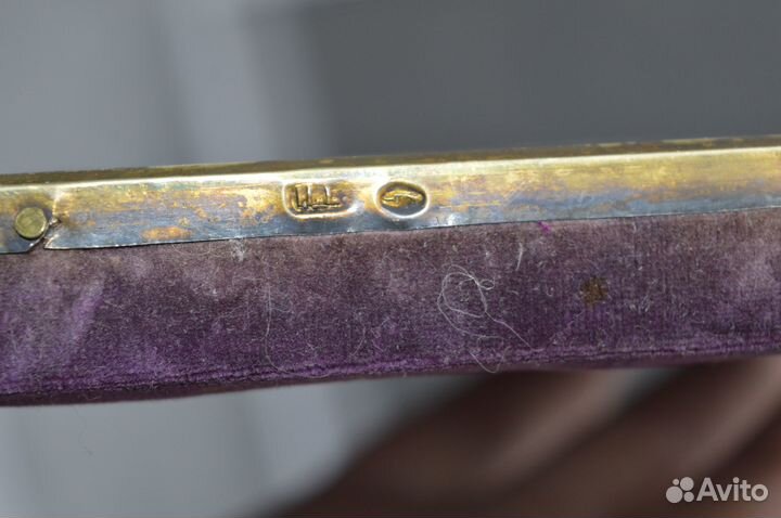 Старинная икона Серафим Саровский серебро 84