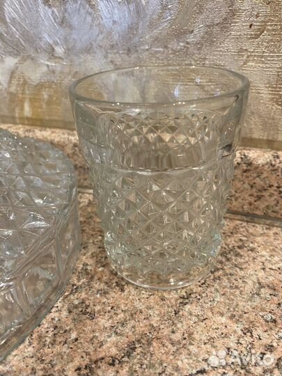 Декантер графин для вина Bohemia винтаж