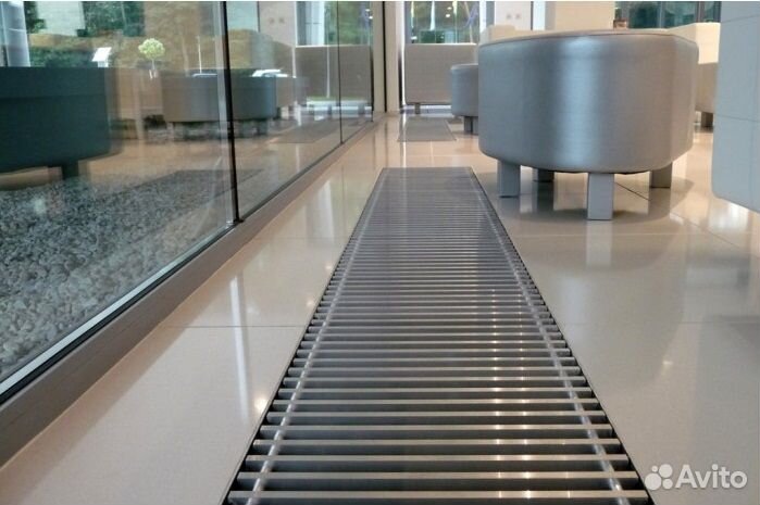 Внутрипольный конвектор Techno Usual 200-65-600