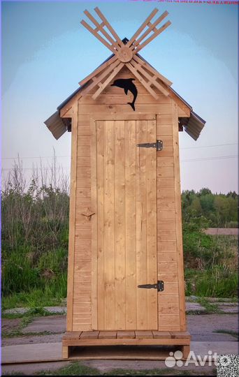 Уличный туалет с установкой